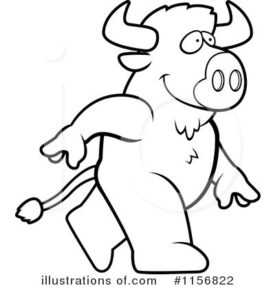Royalty-Free (RF) Buffalo Clipart Illustration by Cory Thoman - Stock Sample #1156822