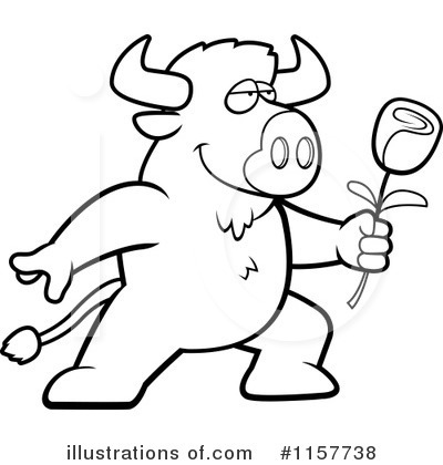 Royalty-Free (RF) Buffalo Clipart Illustration by Cory Thoman - Stock Sample #1157738