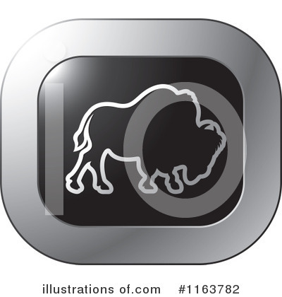 Royalty-Free (RF) Buffalo Clipart Illustration by Lal Perera - Stock Sample #1163782