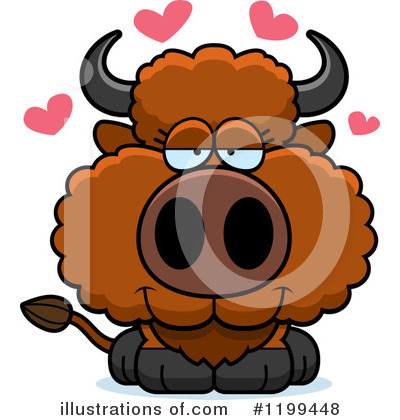 Royalty-Free (RF) Buffalo Clipart Illustration by Cory Thoman - Stock Sample #1199448