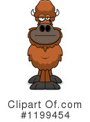Buffalo Clipart #1199454 by Cory Thoman