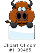 Buffalo Clipart #1199465 by Cory Thoman