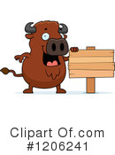 Buffalo Clipart #1206241 by Cory Thoman