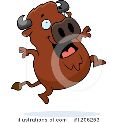 Royalty-Free (RF) Buffalo Clipart Illustration by Cory Thoman - Stock Sample #1206253