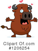 Buffalo Clipart #1206254 by Cory Thoman