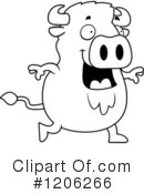 Buffalo Clipart #1206266 by Cory Thoman