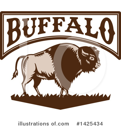 Buffalo Clipart #1425434 by patrimonio