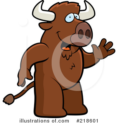 Royalty-Free (RF) Buffalo Clipart Illustration by Cory Thoman - Stock Sample #218601