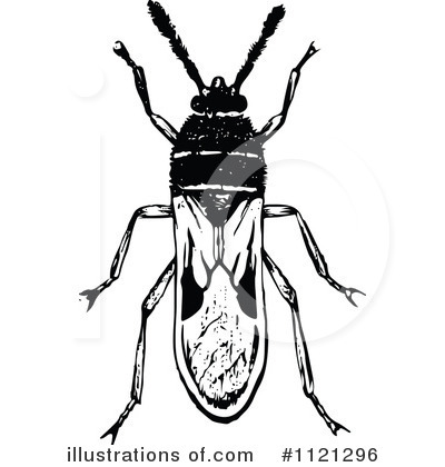 Royalty-Free (RF) Bug Clipart Illustration by Prawny Vintage - Stock Sample #1121296