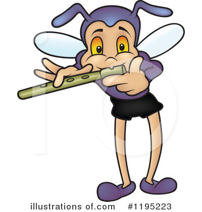 Royalty-Free (RF) Bug Clipart Illustration by dero - Stock Sample #1195223
