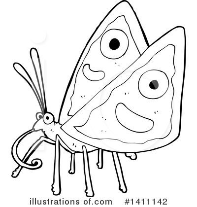 Royalty-Free (RF) Bug Clipart Illustration by lineartestpilot - Stock Sample #1411142