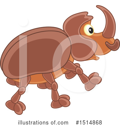 Royalty-Free (RF) Bug Clipart Illustration by Alex Bannykh - Stock Sample #1514868