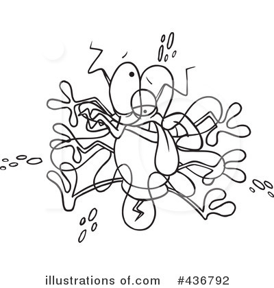 Royalty-Free (RF) Bug Clipart Illustration by toonaday - Stock Sample #436792