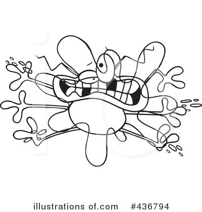 Royalty-Free (RF) Bug Clipart Illustration by toonaday - Stock Sample #436794