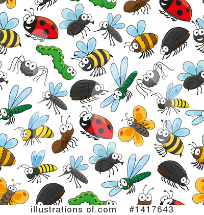 Royalty-Free (RF) Bugs Clipart Illustration by Vector Tradition SM - Stock Sample #1417643