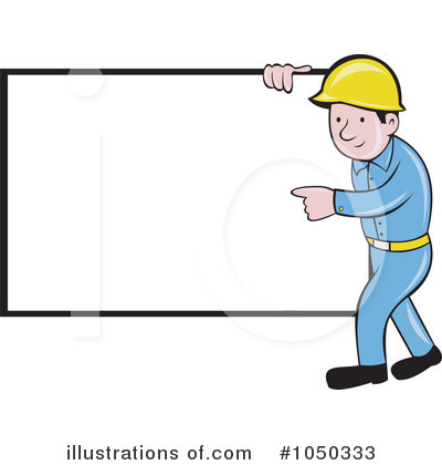 Royalty-Free (RF) Builder Clipart Illustration by patrimonio - Stock Sample #1050333