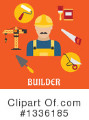 Builder Clipart #1336185 by Vector Tradition SM
