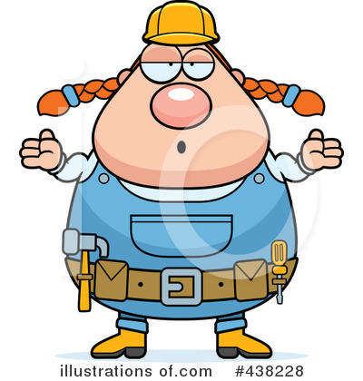Royalty-Free (RF) Builder Clipart Illustration by Cory Thoman - Stock Sample #438228