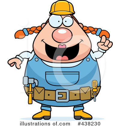 Royalty-Free (RF) Builder Clipart Illustration by Cory Thoman - Stock Sample #438230