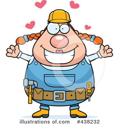 Royalty-Free (RF) Builder Clipart Illustration by Cory Thoman - Stock Sample #438232