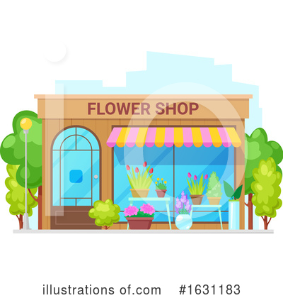 Flower Shop Clipart #1631183 by Vector Tradition SM