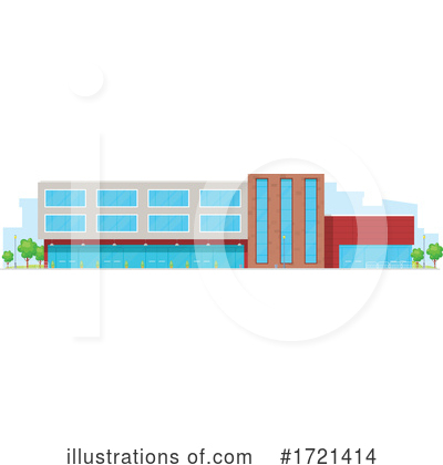 Royalty-Free (RF) Building Clipart Illustration by Vector Tradition SM - Stock Sample #1721414