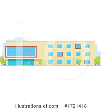 Royalty-Free (RF) Building Clipart Illustration by Vector Tradition SM - Stock Sample #1721418