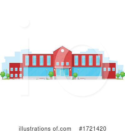 Royalty-Free (RF) Building Clipart Illustration by Vector Tradition SM - Stock Sample #1721420