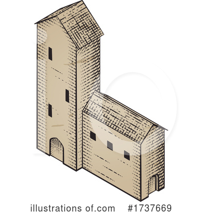 Royalty-Free (RF) Building Clipart Illustration by AtStockIllustration - Stock Sample #1737669