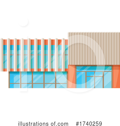Royalty-Free (RF) Building Clipart Illustration by Vector Tradition SM - Stock Sample #1740259