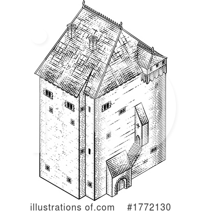 Royalty-Free (RF) Building Clipart Illustration by AtStockIllustration - Stock Sample #1772130