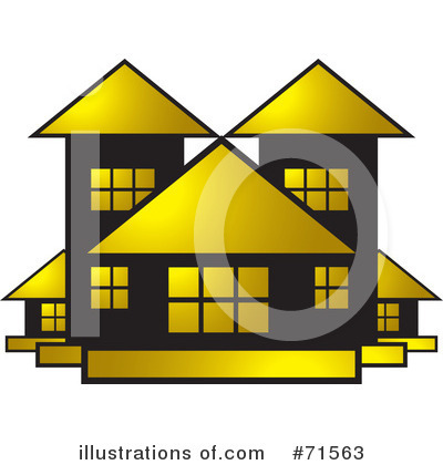 Royalty-Free (RF) Buildingicon Clipart Illustration by Lal Perera - Stock Sample #71563