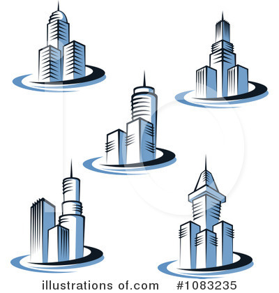 Royalty-Free (RF) Buildings Clipart Illustration by Vector Tradition SM - Stock Sample #1083235