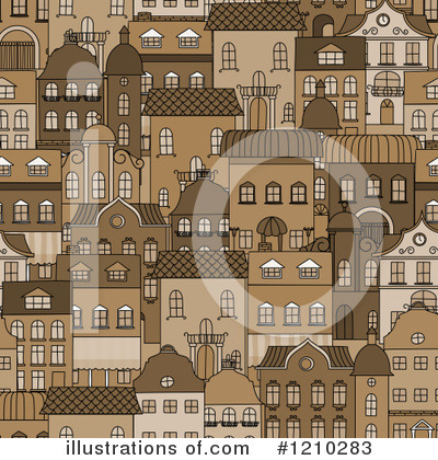 Royalty-Free (RF) Buildings Clipart Illustration by Vector Tradition SM - Stock Sample #1210283