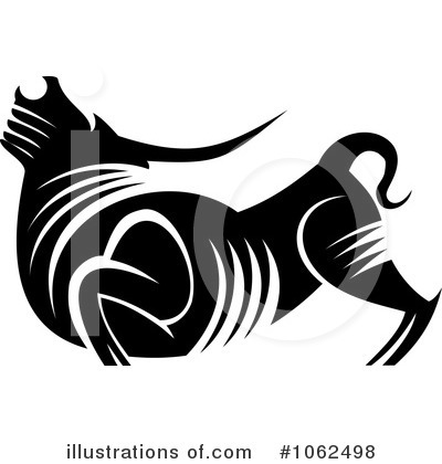 Royalty-Free (RF) Bull Clipart Illustration by Vector Tradition SM - Stock Sample #1062498