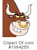 Bull Clipart #1064255 by Hit Toon