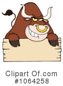 Bull Clipart #1064258 by Hit Toon