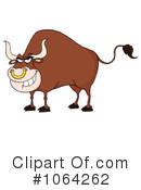 Bull Clipart #1064262 by Hit Toon