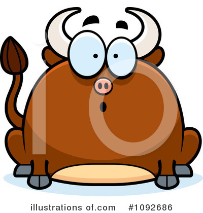 Royalty-Free (RF) Bull Clipart Illustration by Cory Thoman - Stock Sample #1092686