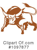 Bull Clipart #1097877 by Vector Tradition SM