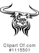 Bull Clipart #1115501 by Vector Tradition SM