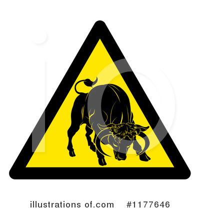 Royalty-Free (RF) Bull Clipart Illustration by AtStockIllustration - Stock Sample #1177646