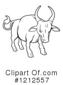 Bull Clipart #1212557 by AtStockIllustration