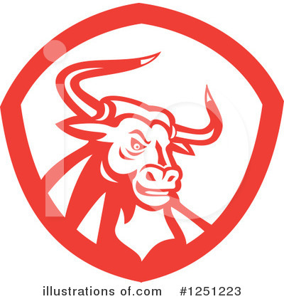 Bull Clipart #1251223 by patrimonio