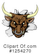 Bull Clipart #1254270 by AtStockIllustration
