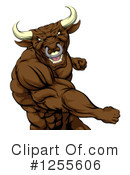 Bull Clipart #1255606 by AtStockIllustration