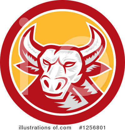 Bull Clipart #1256801 by patrimonio