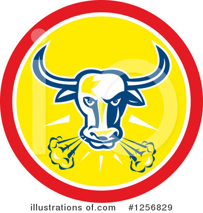 Bull Clipart #1256829 by patrimonio