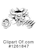 Bull Clipart #1261847 by AtStockIllustration