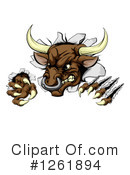 Bull Clipart #1261894 by AtStockIllustration